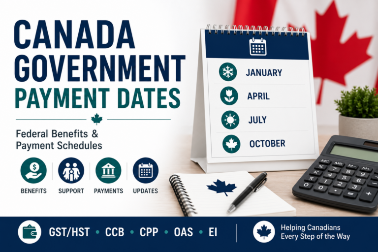Canada Government Payment Dates