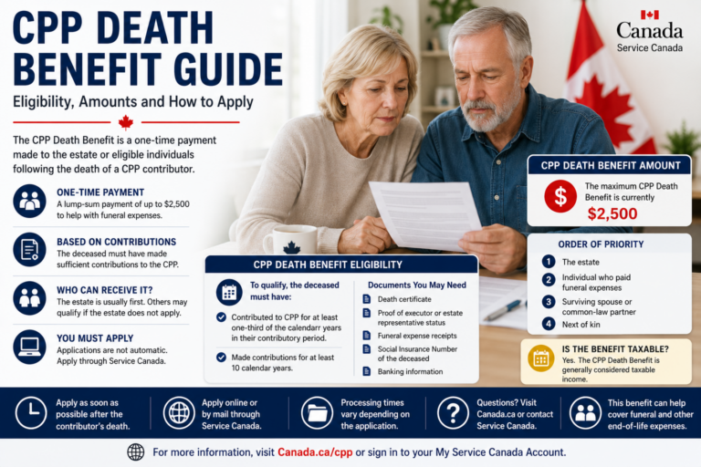 CPP Death Benefit Guide Eligibility, Amounts and How to Apply