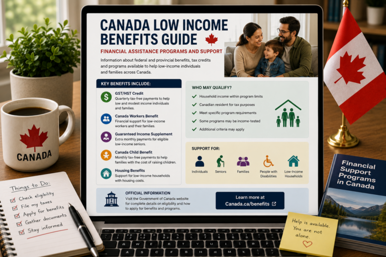 Canada Low Income Benefits Guide