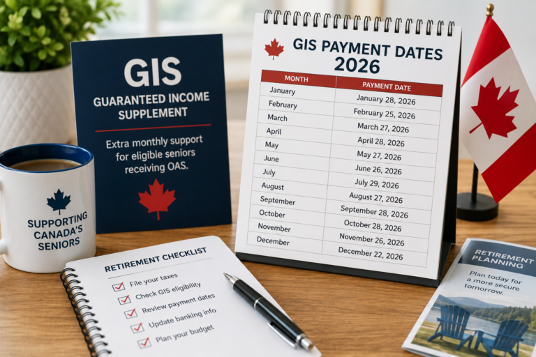 Guaranteed Income Supplement (GIS) Payment Dates 2026