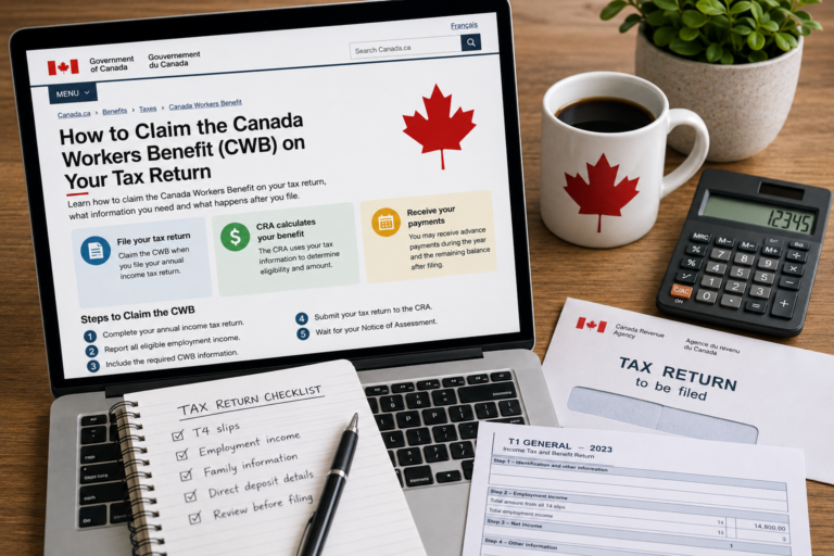 How to Claim the Canada Workers Benefit (CWB) on Your Tax Return