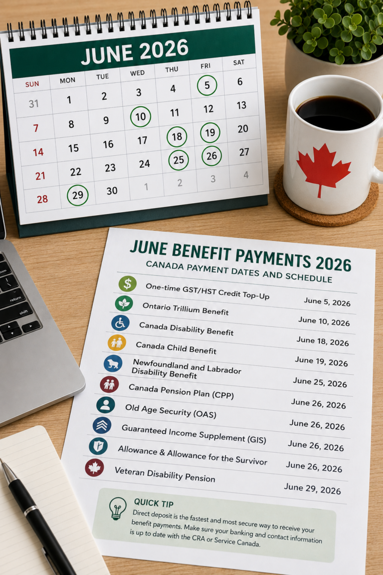 June Benefit Payments