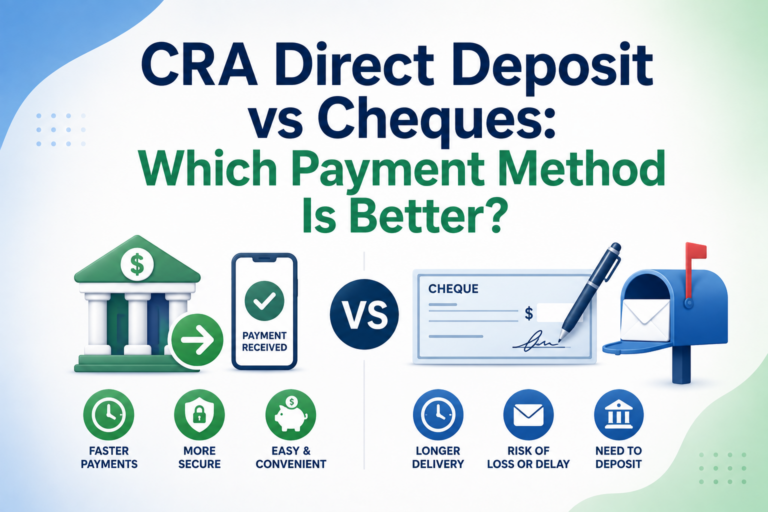 CRA Direct Deposit vs Cheques Which Payment Method Is Better