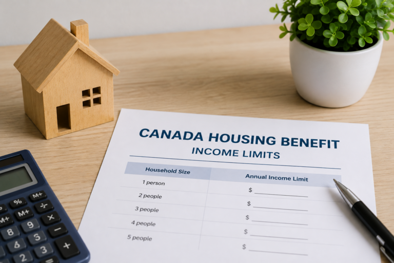 Canada Housing Benefit Income Limits