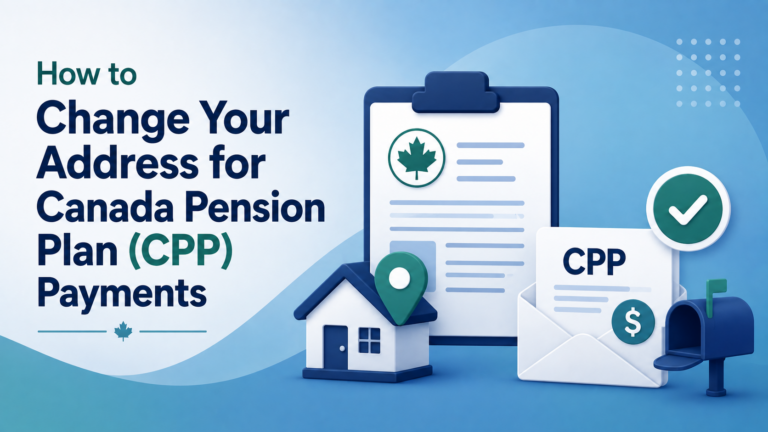 How to Change Your Address for Canada Pension Plan (CPP)