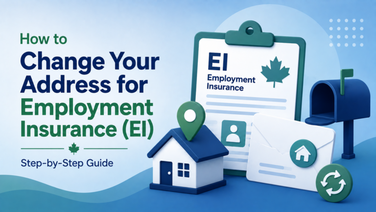How to Change Your Address for Employment Insurance (EI)