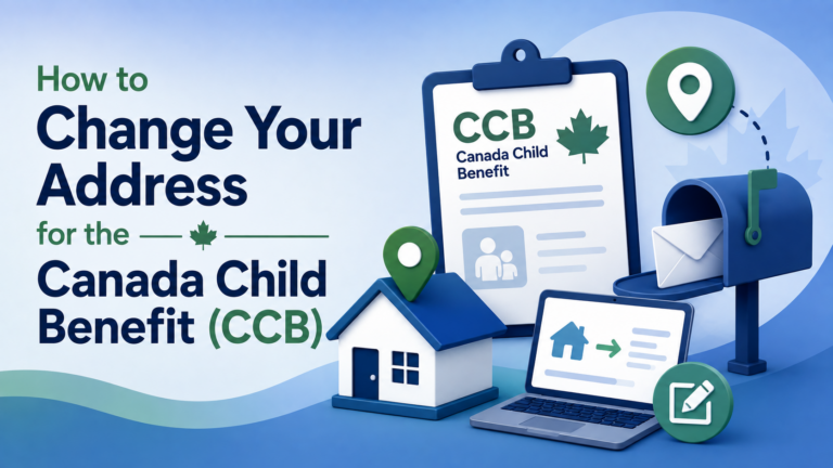 How to Change Your Address for the Canada Child Benefit (CCB)