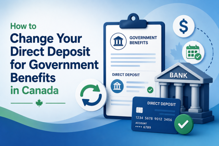 How to Change Your Direct Deposit for Government Benefits in Canada