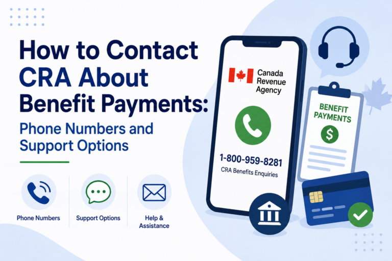 How to Contact CRA About Benefit Payments