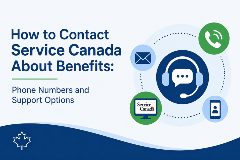 How to Contact Service Canada About Benefits