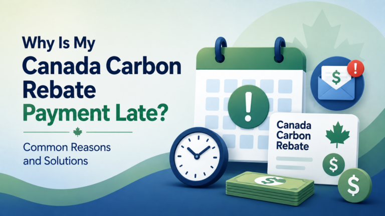Why Is My Canada Carbon Rebate Payment Late