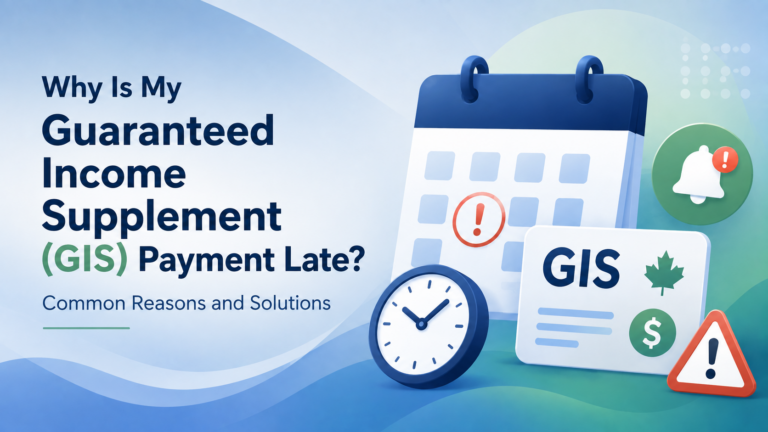 Why Is My Guaranteed Income Supplement (GIS) Payment Late